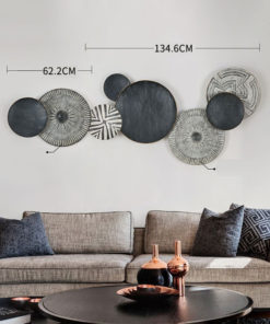 Phù điêu kim loại treo tường