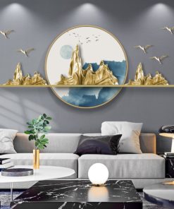 Phù điêu treo tường núi non hùng vỹ