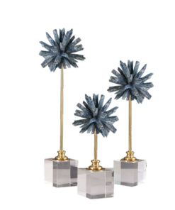 Quả cầu gắn đá pha lê tự nhiên