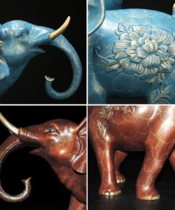 Tượng voi bằng đồng