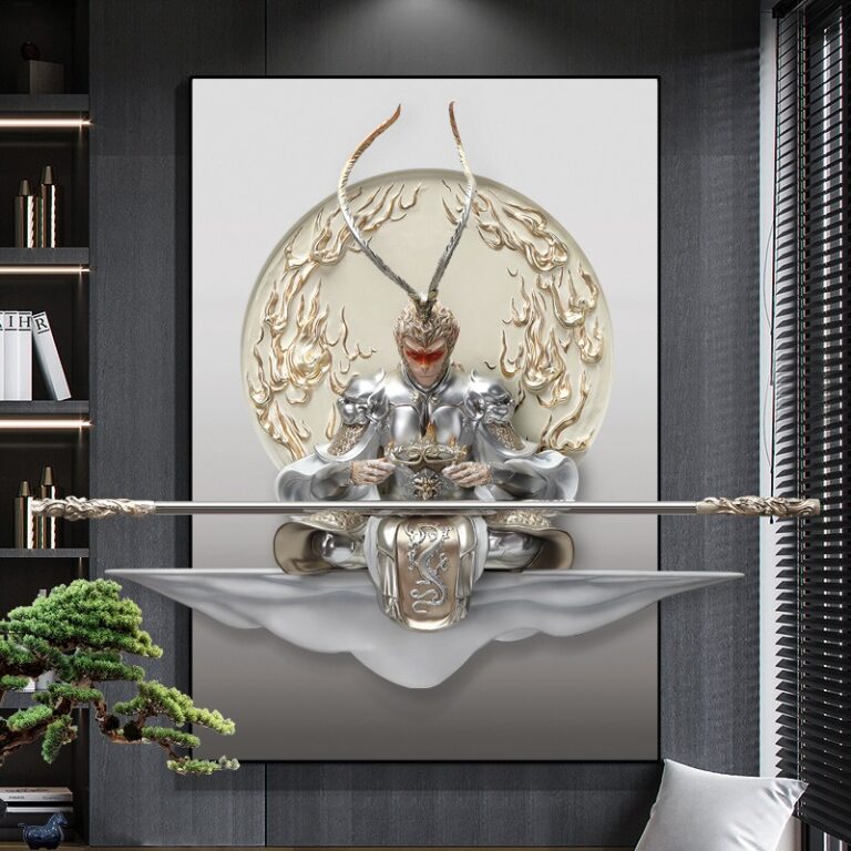 tranh-dau-chien-thang-phat-3D Tranh phù điêu Mỹ Hầu Vương 3D