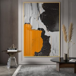 Tranh sơn dầu trừu tượng treo tường