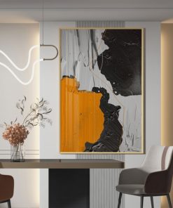 Tranh sơn dầu trừu tượng treo tường