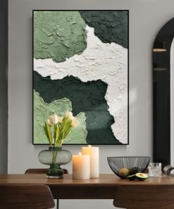 Tranh sơn dầu trừu tượng làn nước