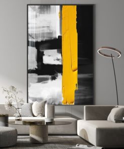 Tranh sơn dầu trừu tượng vẽ thủ công