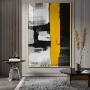 Tranh sơn dầu trừu tượng vẽ thủ công