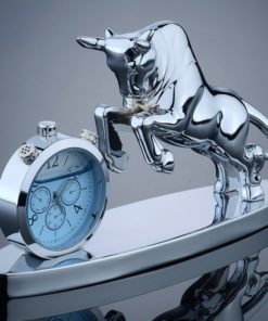 Tượng bò tót để taplo sang trọng