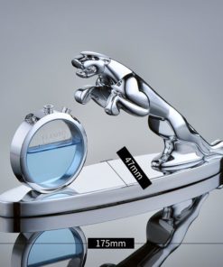 Tượng con báo để taplo oto trang trí