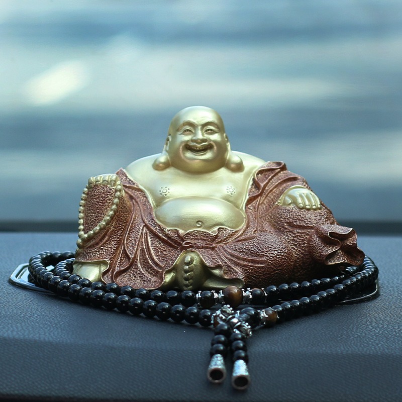 tuong-di-lac-bang-dong-de-oto-2 Tượng Di Lặc bằng đồng để oto ý nghĩa