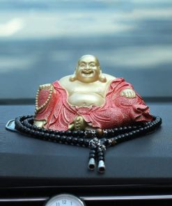 Tượng Di Lặc bằng đồng để oto ý nghĩa