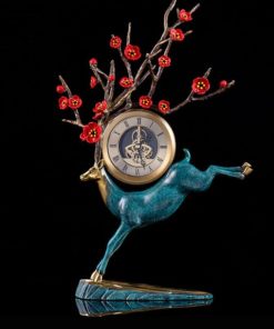 Hươu hoa anh đào kết hợp đồng hồ