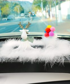 Tượng hươu hoạt hình để taplo nhí nhảnh