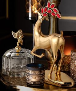 Tượng hươu pha lê để bàn