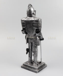 Mô hình decor lính la mã màu bạc