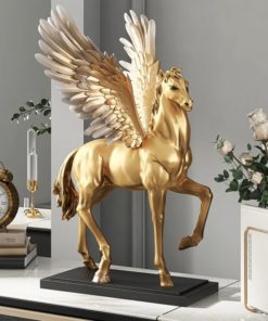 Tượng ngựa thiên thần để bàn đẹp