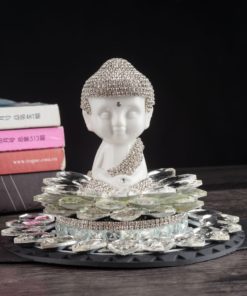 Tượng Phật Như Lai gắn đá để taplo oto