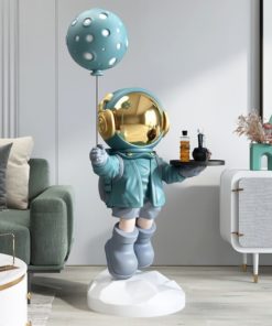 Tượng phi hành gia nhí bồi bàn cute