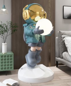 Tượng phi hành gia kết hợp đèn Led 80cm