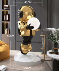 Tượng phi hành gia kết hợp đèn Led 80cm
