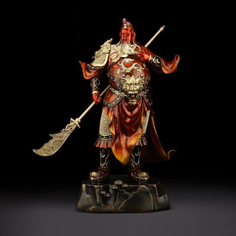 Tượng quan công bằng đồng vật phong thủy