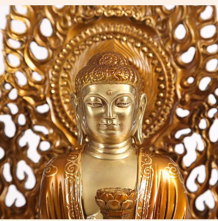 Tượng phật Tam Thánh thờ tại gia Tượng phật Tam Thánh thờ tại gia