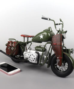 Mô hình xe máy quân sự phong cách vintage