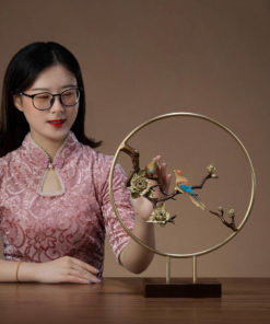 Đôi chim khuyên bằng đồng