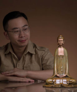 Tượng phật ngồi thiền cầu bình an