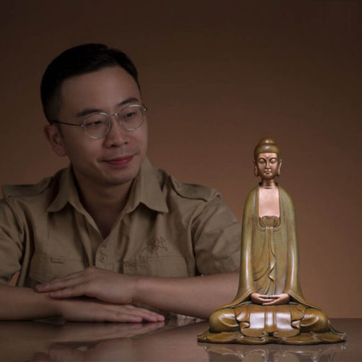 Tượng phật ngồi thiền cầu bình an