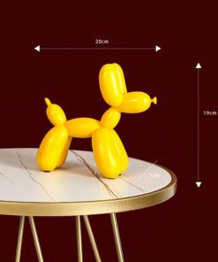 Mô hình con chó bong bóng trang trị kệ Tivi