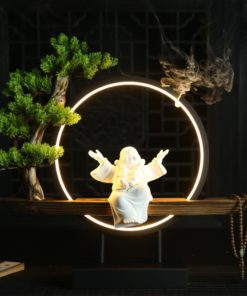 Tiểu cảnh Phật Di Lặc thác trầm