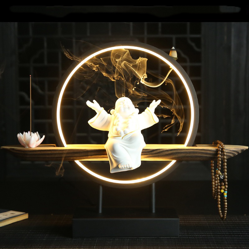 phat-di-lac-thac-tram 5 Tiểu cảnh Phật Di Lặc thác trầm