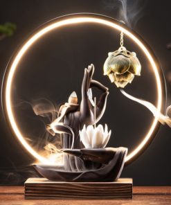 Thác khói hương trầm đôi tay Phật