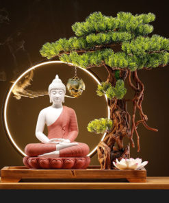 Tượng Phật Thích Ca kết hợp hương trầm cầu an lành