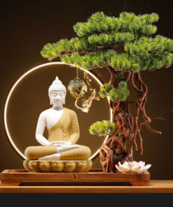 Tượng Phật Thích Ca kết hợp hương trầm cầu an lành