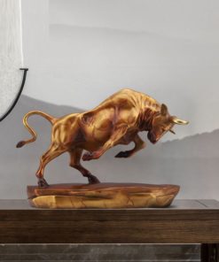 Tượng bò tót bằng đồng