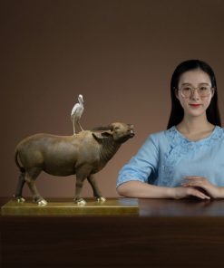 Tượng cò trên lưng trâu đẹp