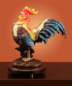 Tượng gà trống vàng phong thủy