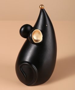 Tượng mèo và chuột để bàn