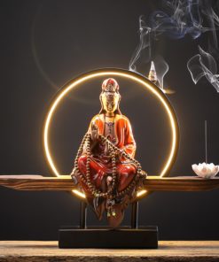 Tượng Phật Bà Quan Âm kết hợp đèn led