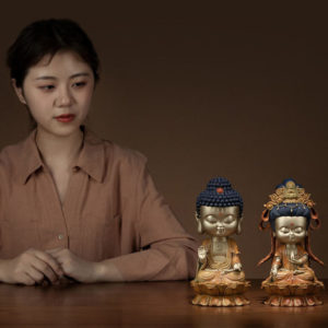 Tượng phật quan thế âm bồ tát để bàn làm việc đẹp