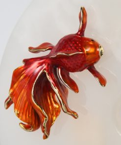 Decor cá ngọc bích bày phòng khách