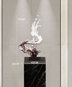 Mô hình nghệ thuật trang trí lối vào khách sạn