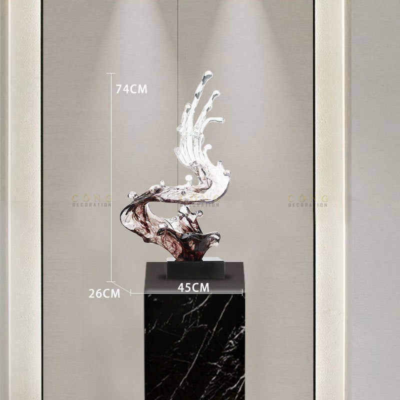 Mô hình nghệ thuật trang trí lối vào khách sạn