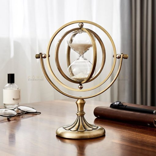 Đồng hồ cát địa cầu chân cao