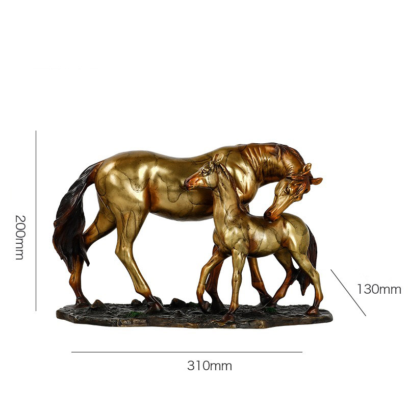 kich-thuoc-tuong-me-con-phong-thuy-bang-dong Tượng ngựa mẹ con phong thủy bằng đồng