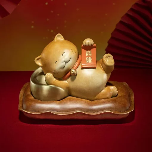 Mèo thần tài bằng đồng