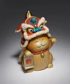 Mèo may mắn bằng đồng