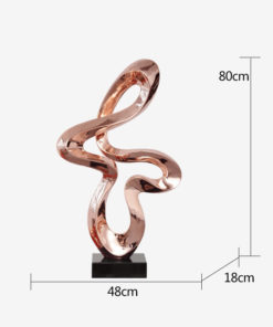 Mô hình trìu tượng mạ điện trang trí sảnh khách sạn