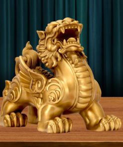 Tượng Tỳ Hưu phong thủy bằng đồng